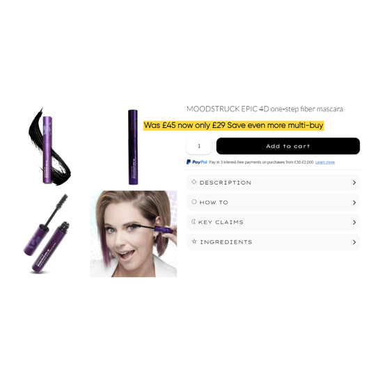 MOODSTRUCK EPIC 4D one-step fiber mascara