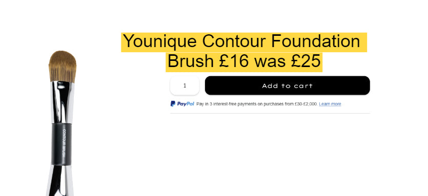 YOUNIQUE contour Foundation brush